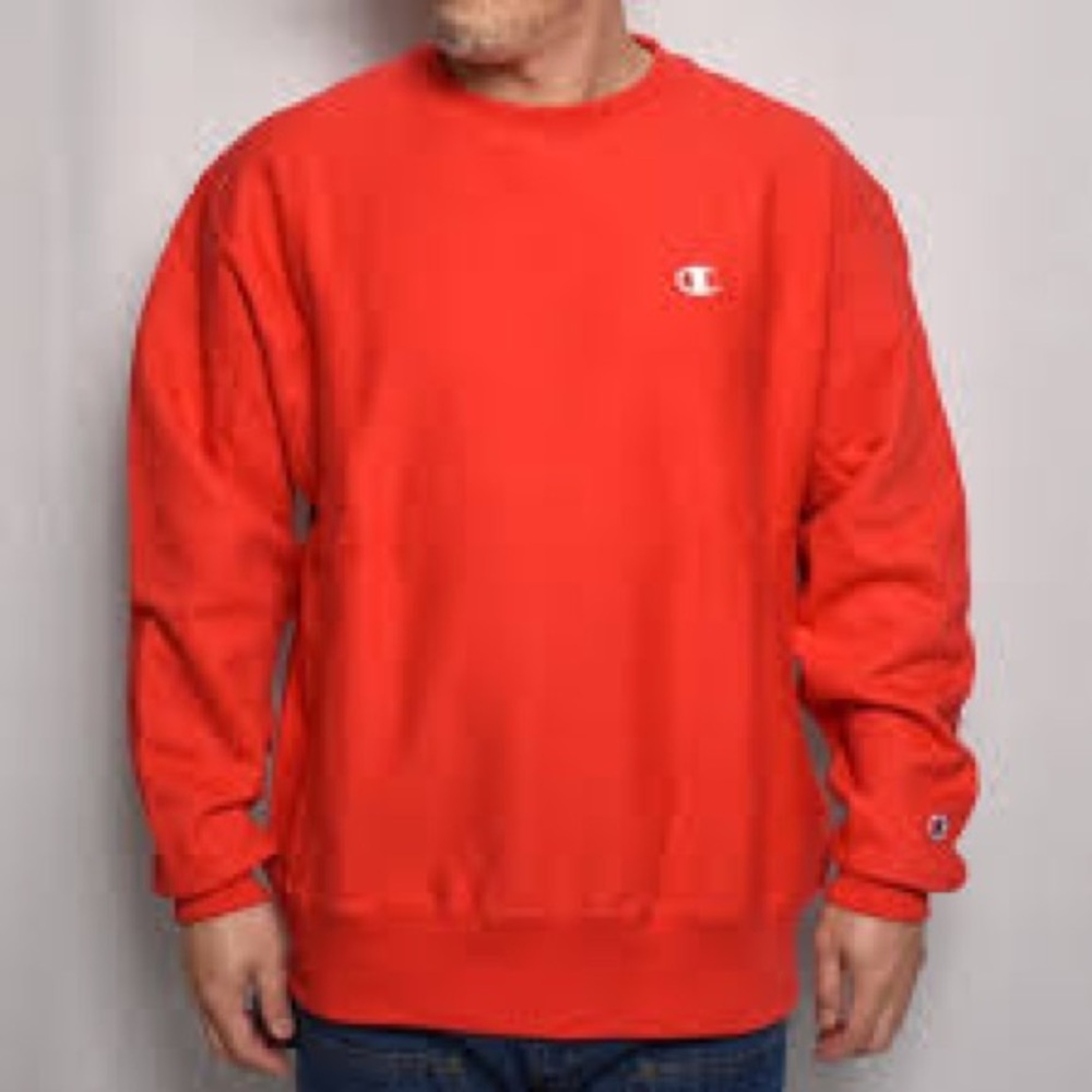 CHAMPION Reverse Weave Crew Neck Sweatshirt large - Picture 2 of 5